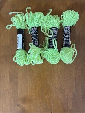 4 10 yard plastic canvas yarns